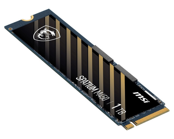 MSI Solid State Drive SM450N1TB SPATIUM M450 PCIe 4.0 NVMe M.2 1TB 3D NAND PCIe Retail