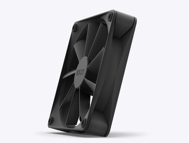 NZXT Fan RF-Q12SF-B1 F120Q 120mm Quiet Airflow Fan FDB 12V DC 4-pin PWM Black