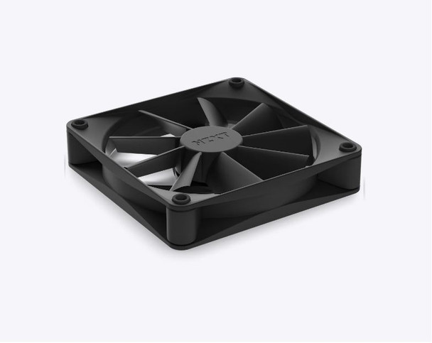 NZXT Fan RF-Q12SF-B1 F120Q 120mm Quiet Airflow Fan FDB 12V DC 4-pin PWM Black