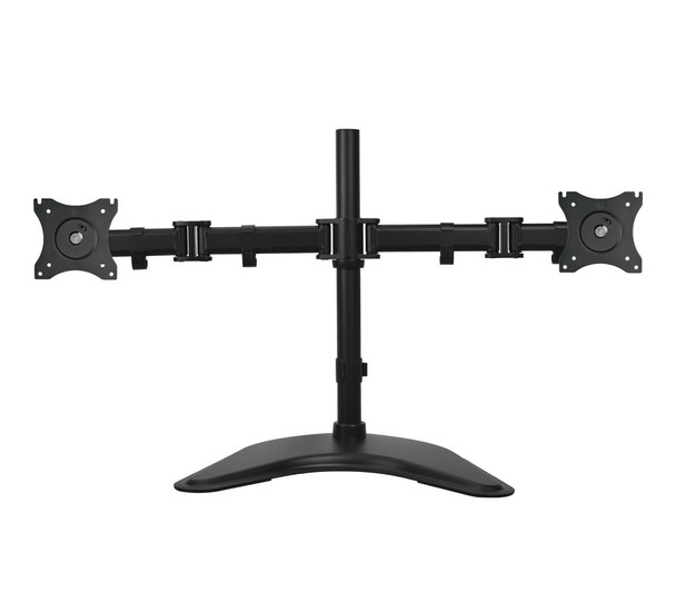 SIIG AC CE-MT1U12-S1 Articulated Freestanding Dual MN Desk Stand 13 to 27
