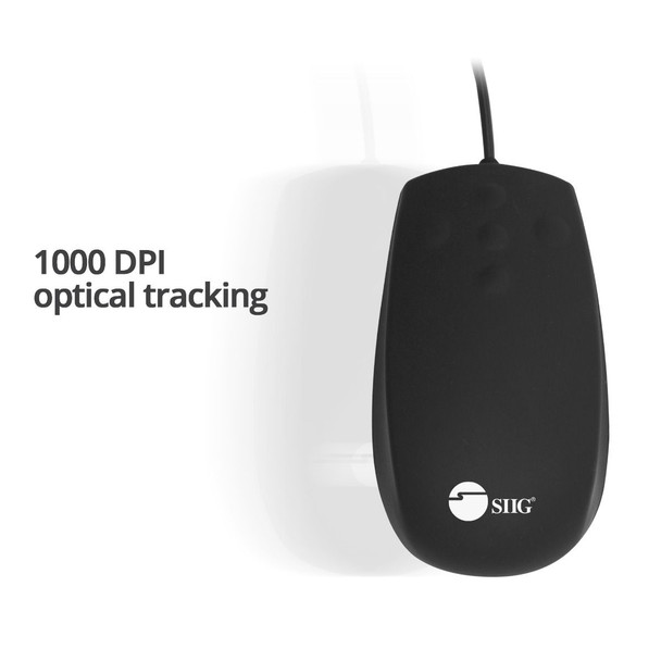 SIIG Mouse JK-US0S11-S1 Medical Mouse Bulk Pack