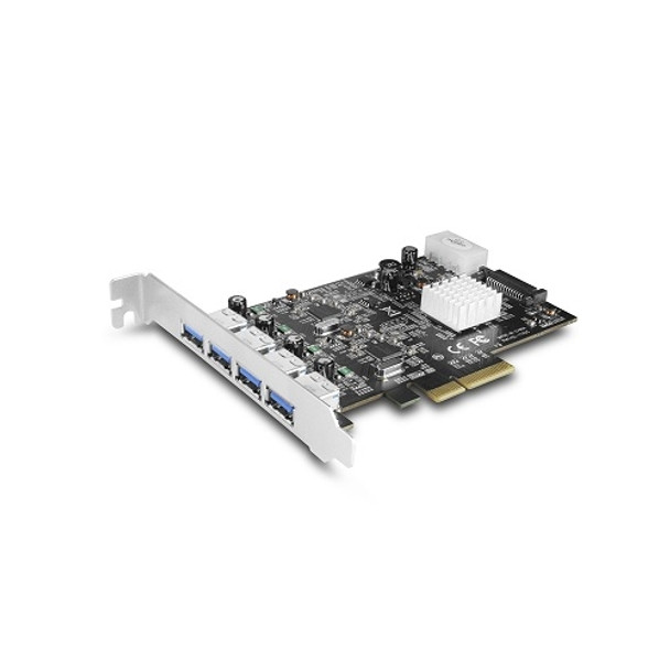 Vantec CC UGT-PCE470-2C Dual Chip 4PT Dedicated 10Gbps USB3.1 PCIe Host Card