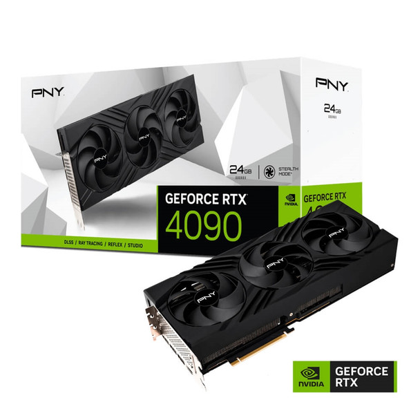 PNY Video Card VCG409024TFXPB1 GeForce RTX 4090 24GB TRPLFAN PB PNY GPU Retail