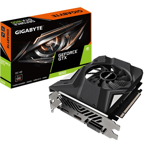 Gigabyte VCX GV-N1656OC-4GD Rev2.0 GTX 1650 4GB GDDR6 128B HDMI DP DVID Retail