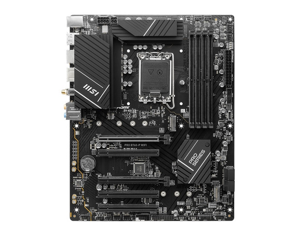 MSI Motherboard PROB760PWIFI PRO B760-P WIFI B760 Socket1700 Max.128GB DDR5 ATX Retail