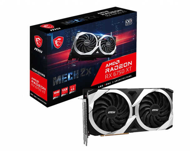 MSI VCX RX 6750 XT MECH 2X 12G OC 12GB GDDR6 Retail