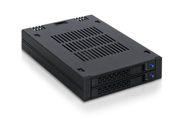 ICY DOCK CS MB742SP-B ExpressCage 2x2.5SAS SATA HDD SSD f External 3.5Bay