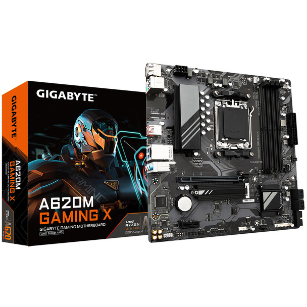 Gigabyte A620M GAMING X motherboard AMD A620 Socket AM5 micro ATX A620M GAMING X 889523036983