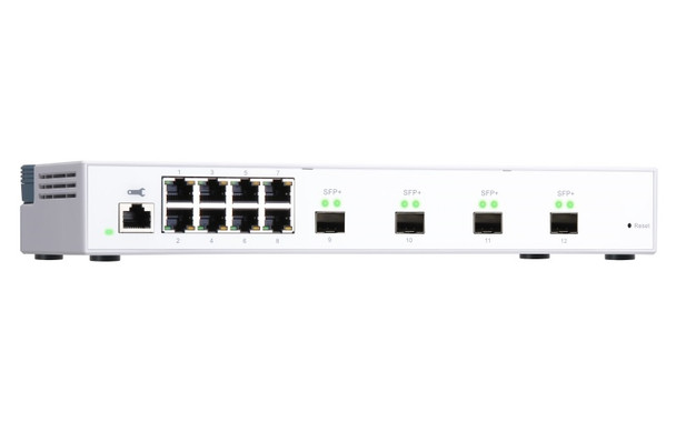 QNAP SWT QSW-M408S-US 12port Eight 1GbE PT and 4x10G SFP+ ports Retail