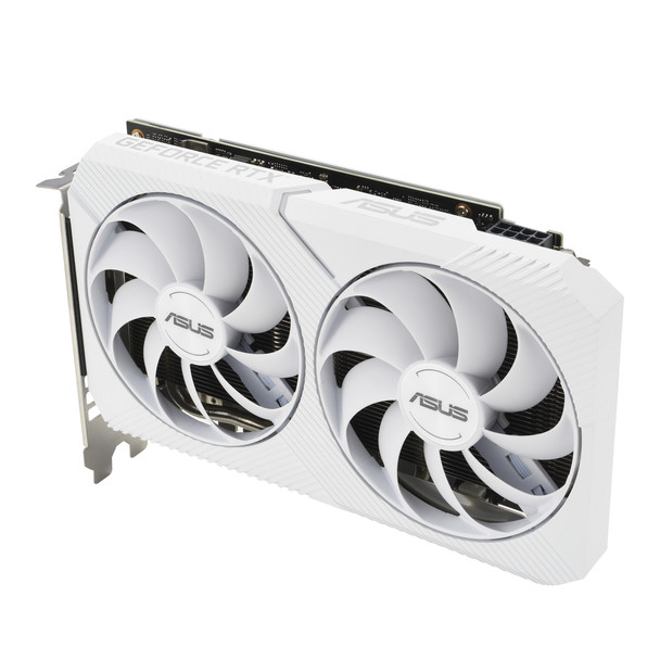 ASUS VCX DUAL-RTX3060-O12G-WHITE GeForce RTX 3060 White OC 12GB GDDR6 192B RTL