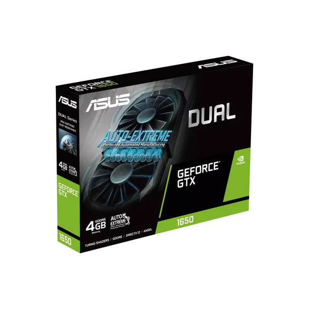 ASUS VCX DUAL-GTX1650-4GD6-P-V2 GeForce GTX 1650 V2 4GB GDDR6 128B PCIE Retail