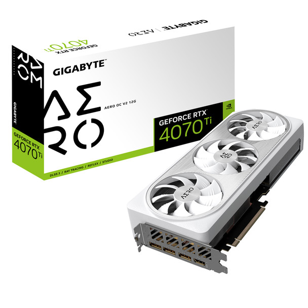 Gigabyte VCX GV-N407TAERO OCV2-12GD GeForce RTX 4070 Ti AERO OC V2 12G GDDR6X