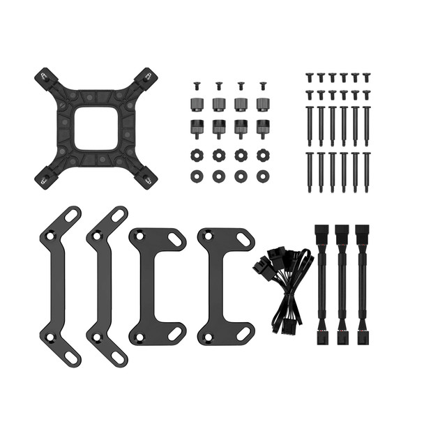 DeepCool Fan R-LS720-BKAMMM-G-1 LS720 SE 360mm AIO liquid CPU Cooler Black