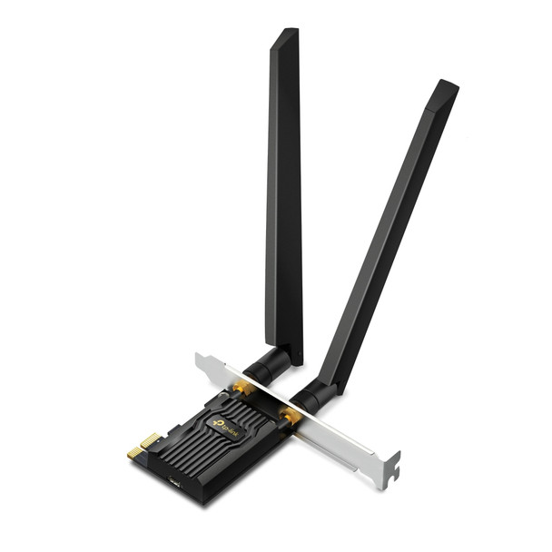 TP-Link Network Archer TXE72E AXE5400 Tri-Band Wi-Fi 6E Bluetooth PCI Express Adapter Retail