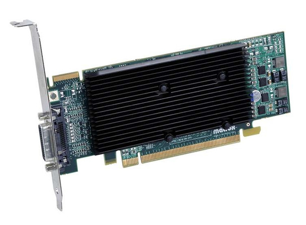 Matrox Video Card M9120 Plus Low Profile PCIE x16 DDR2 512M DualHead DVI Brown B