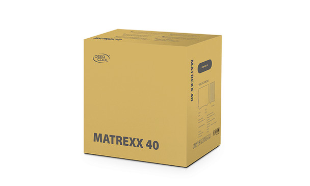 DeepCool CS DP-MATX-MATREXX40 MATREXX 40 Micro-ATX TG 1x120mm Fan Black Retail