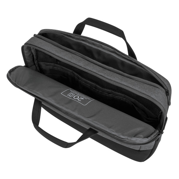 Targus CypressEco notebook case 39.6 cm (15.6") Briefcase Black, Grey 092636344801