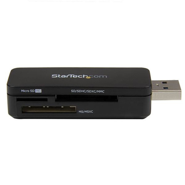 StarTech.com USB 3.0 External Flash Multi Media Memory Card Reader - SDHC MicroSD 45127