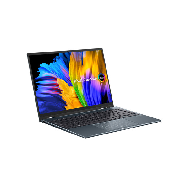 ASUS ZenBook 14 Flip OLED UP5401ZA-DB71T-CA notebook i7-12700H Hybrid (2-in-1) 35.6 cm (14") Touchscreen 4K Ultra HD Intel Core i7 16 GB LPDDR5-SDRAM 1 TB SSD Wi-Fi 6E (802.11ax) Windows 11 Home Grey 197105119390