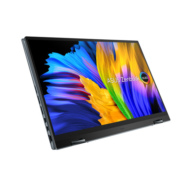 ASUS ZenBook 14 Flip OLED UP5401ZA-DB71T-CA notebook i7-12700H Hybrid (2-in-1) 35.6 cm (14") Touchscreen 4K Ultra HD Intel Core i7 16 GB LPDDR5-SDRAM 1 TB SSD Wi-Fi 6E (802.11ax) Windows 11 Home Grey 197105119390