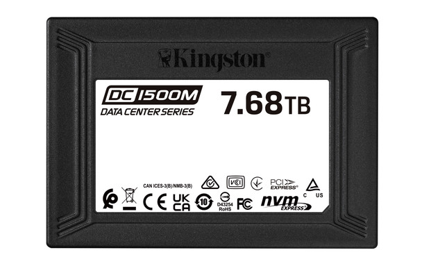 Kingston Digital SEDC1500M/7680G 7680G DC1500M U.2 NVMe SSD 740617320732