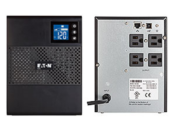 Eaton 5SC500 uninterruptible power supply (UPS) 0.5 kVA 350 W 4 AC outlet(s) 743172045089