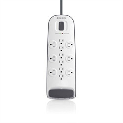 Belkin BV112230-08 surge protector Black, White 12 AC outlet(s) 125 V 2.44 m BV112230-08 722868758168