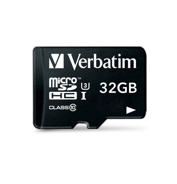 Verbatim 47041 32GB Pro 600X microSDHC Memory 023942470410