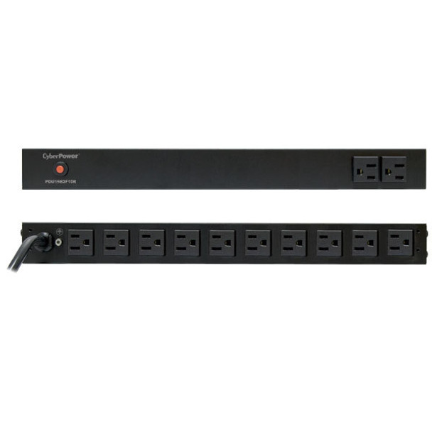 Cyberpower PDU15B2F10R 15A BasicPDU 1U 120V 649532901456