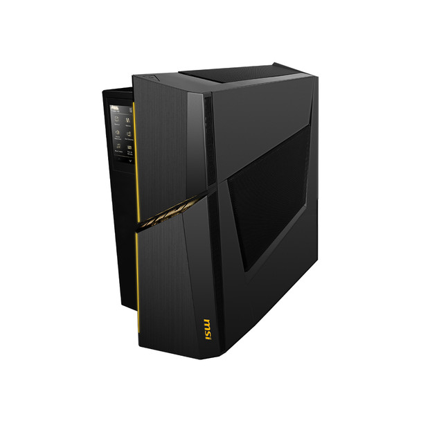 MSI MEG Trident 13NUG-032US i7-13700KF Desktop Intel Core i7 32 GB DDR5-SDRAM 2 GB HDD+SSD Windows 11 Home PC Black, Gold 824142308141