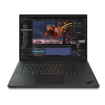 Lenovo ThinkPad P1 i9-13900H Mobile workstation 40.6 cm (16") Touchscreen WQUXGA Intel Core i9 32 GB DDR5-SDRAM 1 TB SSD NVIDIA RTX 2000 Wi-Fi 6E (802.11ax) Windows 11 Pro Black 197529712931 21FV001WUS
