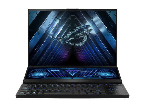 ASUS ROG Zephyrus Duo 16 GX650PZ-XS96 notebook 7945HX 40.6 cm (16") WQXGA AMD Ryzen 9 32 GB DDR5-SDRAM 1 TB SSD NVIDIA GeForce RTX 4080 Wi-Fi 6E (802.11ax) Windows 11 Pro Black 197105051010 GX650PZ-XS96