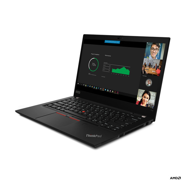 Lenovo ThinkPad T14 5650U Notebook 35.6 cm (14") Full HD AMD Ryzen 5 PRO 16 GB DDR4-SDRAM 512 GB SSD Wi-Fi 6 (802.11ax) Windows 11 Pro Black  20XK00BEUS