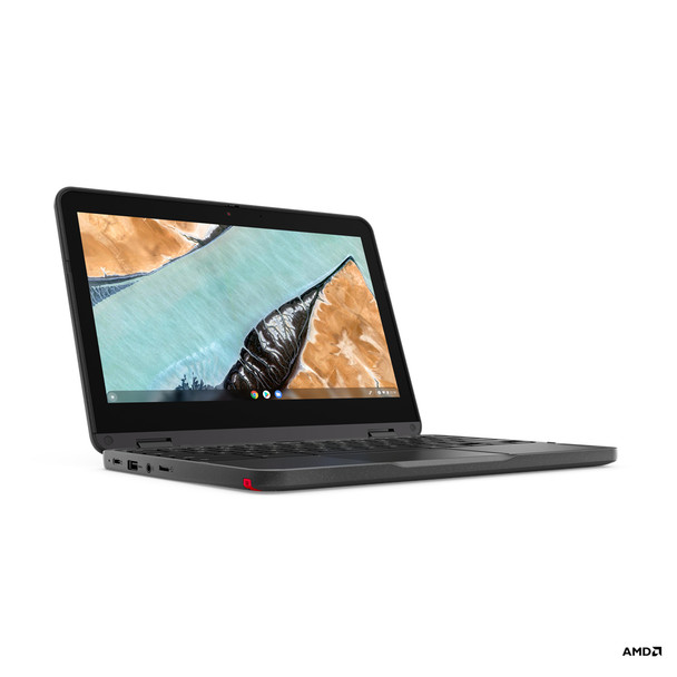 Lenovo 300e i5-1135G7 Chromebook 29.5 cm (11.6") Touchscreen HD Intel Core i5 4 GB DDR4-SDRAM 32 GB eMMC Wi-Fi 5 (802.11ac) ChromeOS Grey  82J9000LUS