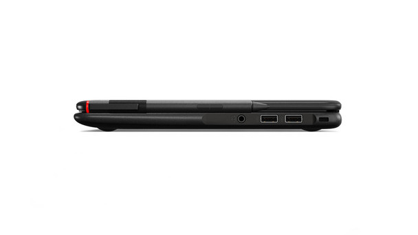 Lenovo 300e N3450 Hybrid (2-in-1) 29.5 cm (11.6") Touchscreen HD Intel Celeron 4 GB LPDDR4-SDRAM 64 GB eMMC Wi-Fi 5 (802.11ac) Windows 10 Pro Black 192158787824 81FY000SUS