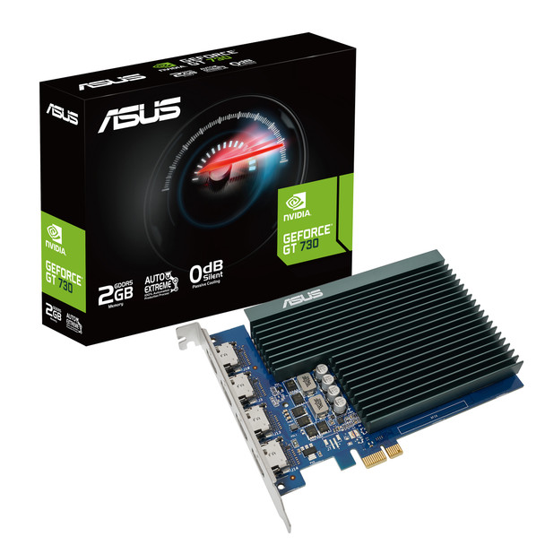 ASUS VCX GT730-4H-SL-2GD5 GeForce GT 730 2GB GDDR5 64-bit HDMI HDCP Retail