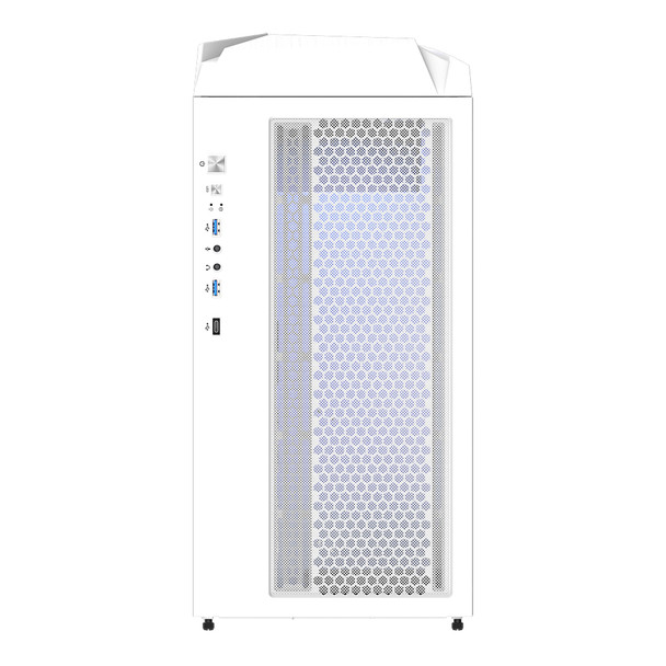 Gigabyte CS GB-C301GW GIGABYTE C301 GLASS WHITE MidTower ARGB Fan White Retail