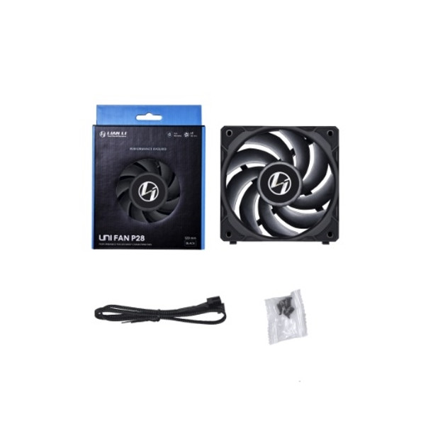 Lian-Li Fan UF-P28120-1B 120x120x28 Black Fan Single Fan Retail