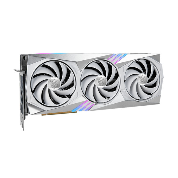 MSI Video Card G407TGXT12W GeForce RTX 4070 Ti GAMING X TRIO WHITE 12G 12GB GDDRX 192Bit PCI-E Retail