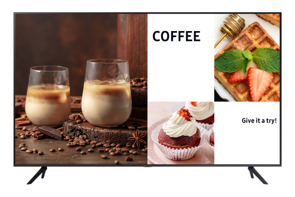 Samsung LH55BECHLGFXZC SAMSUNG 55INCH 60HZ D-LED 3-SIDED BEZEL-LESS DESIGN HDMI 3 WIFI 5 BLUETOOTH 5.2 887276754697