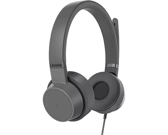 Lenovo GXD1C99243 headphones/headset Wired Head-band Calls/Music USB Type-C Grey GXD1C99243 195892025313