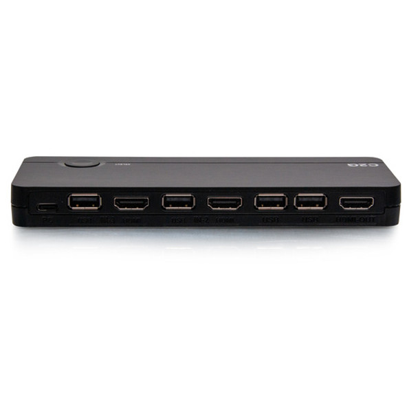C2G USB-C/HDMI 3-Input Combo to HDMI 1-Output KVM with Power Delivery - 4K 60Hz C2G54541 757120545415