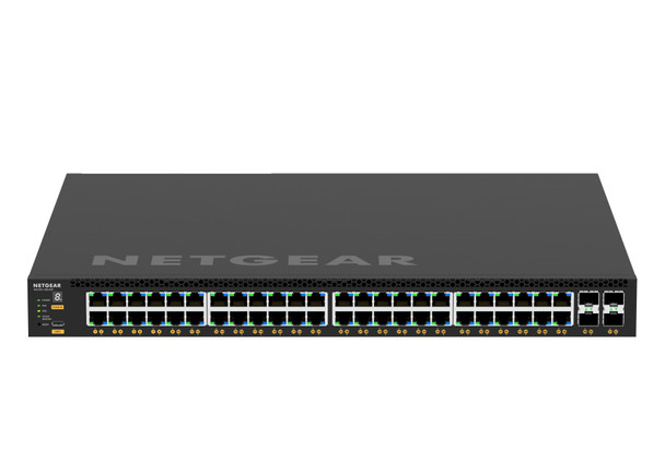 NETGEAR M4350-48G4XF Managed L3 Gigabit Ethernet (10/100/1000) Power over Ethernet (PoE) 1U Black 606449161953