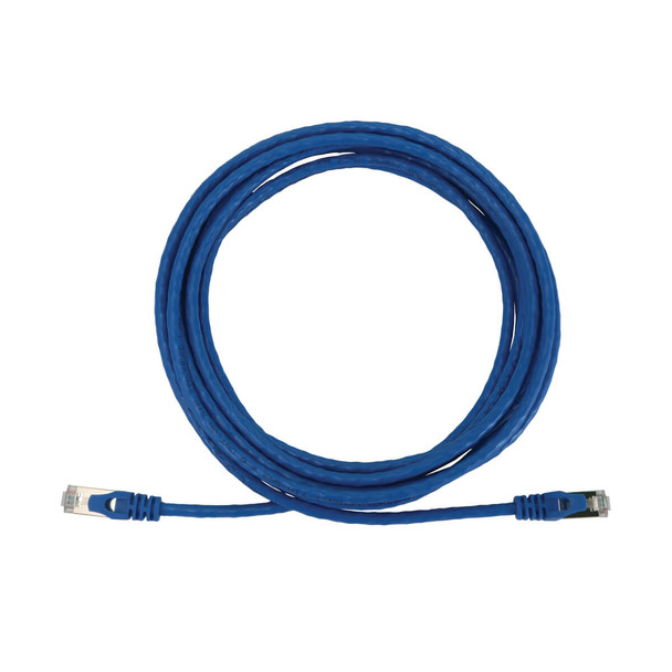 Tripp Lite N262-S10-BL Cat6a 10G Snagless Shielded Slim STP Ethernet Cable (RJ45 M/M), PoE, Blue, 10 ft. (3.1 m) 037332276056