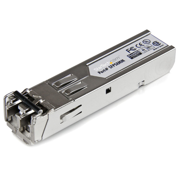 StarTech.com MSA Uncoded SFP Module - 1000BASE-SX - 1GbE Multi Mode Fiber (MMF) Optic Transceiver - 1GE Gigabit Ethernet SFP - LC 550m - 850nm - DDM 065030834940