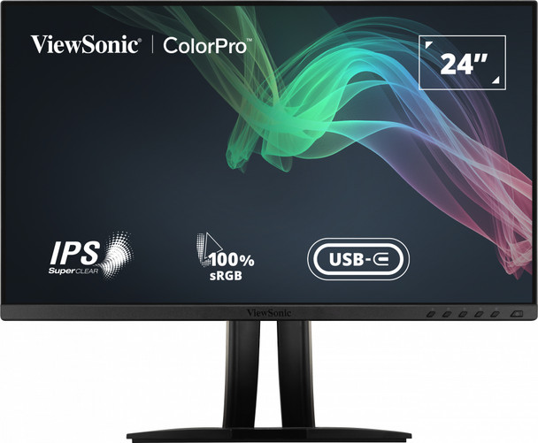 Viewsonic VP Series VP2456 computer monitor 61 cm (24") 1920 x 1080 pixels Full HD LED Black 766907018981