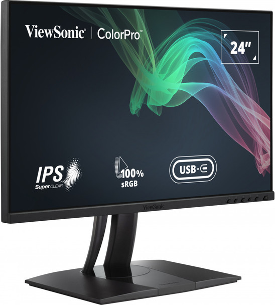 Viewsonic VP Series VP2456 computer monitor 61 cm (24") 1920 x 1080 pixels Full HD LED Black 766907018981