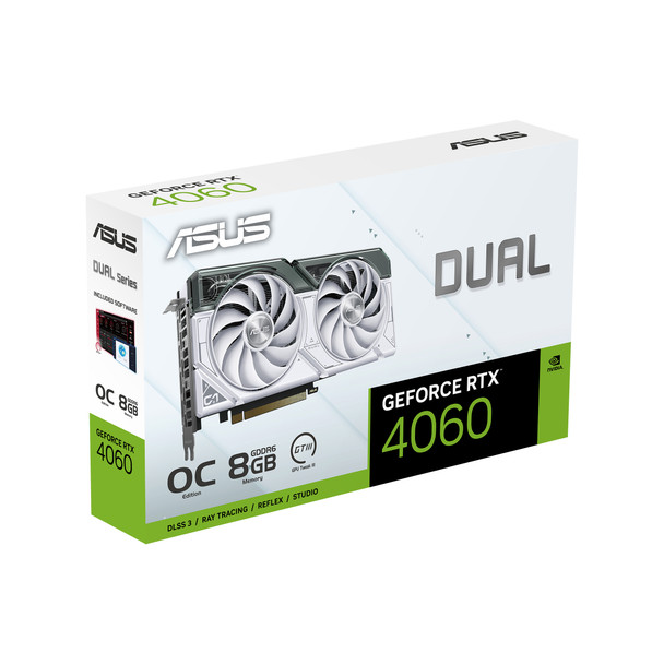 ASUS Dual -RTX4060-O8G-WHITE NVIDIA GeForce RTX­ 4060 8 GB GDDR6 197105274945