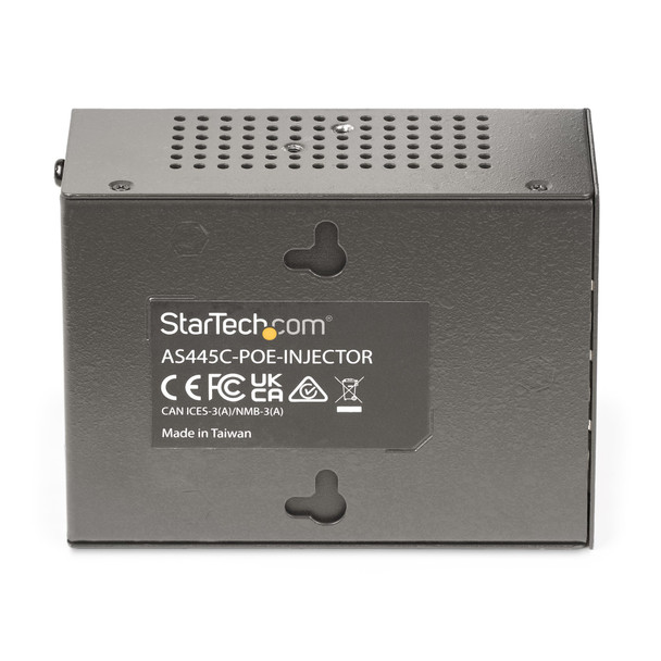 StarTech.com 4-Port Multi-Gigabit PoE++ Injector, 5/2.5G Ethernet (NBASE-T), PoE/PoE+/PoE++ (802.3af/802.3at/802.3bt), 160Watts Power Budget, Wall/DIN Rail Mountable, Unmanaged 065030900928