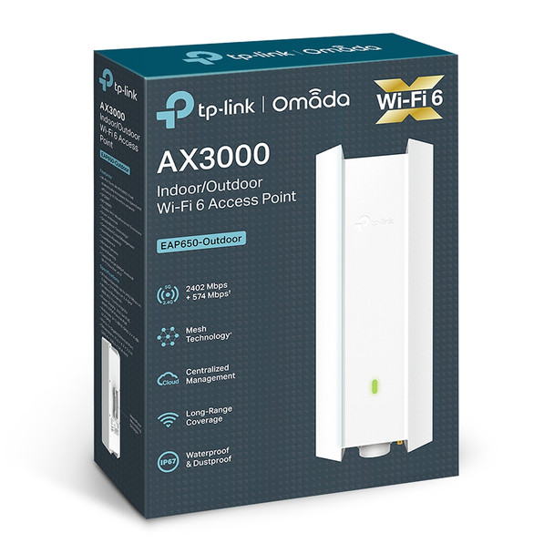 TP-Link AX3000 Indoor/Outdoor WiFi 6 Access Point 840030703553